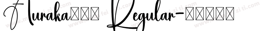 Auraka方黑檀 Regular字体转换